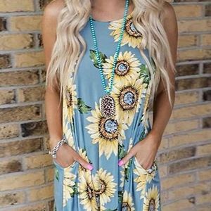 Sunflower Mini Dress